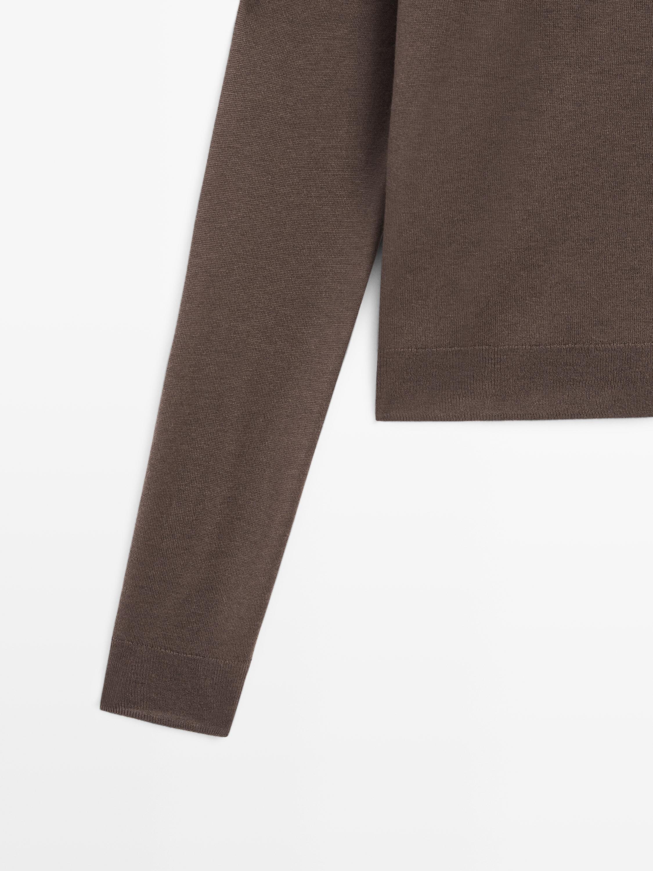Pull en laine et soie